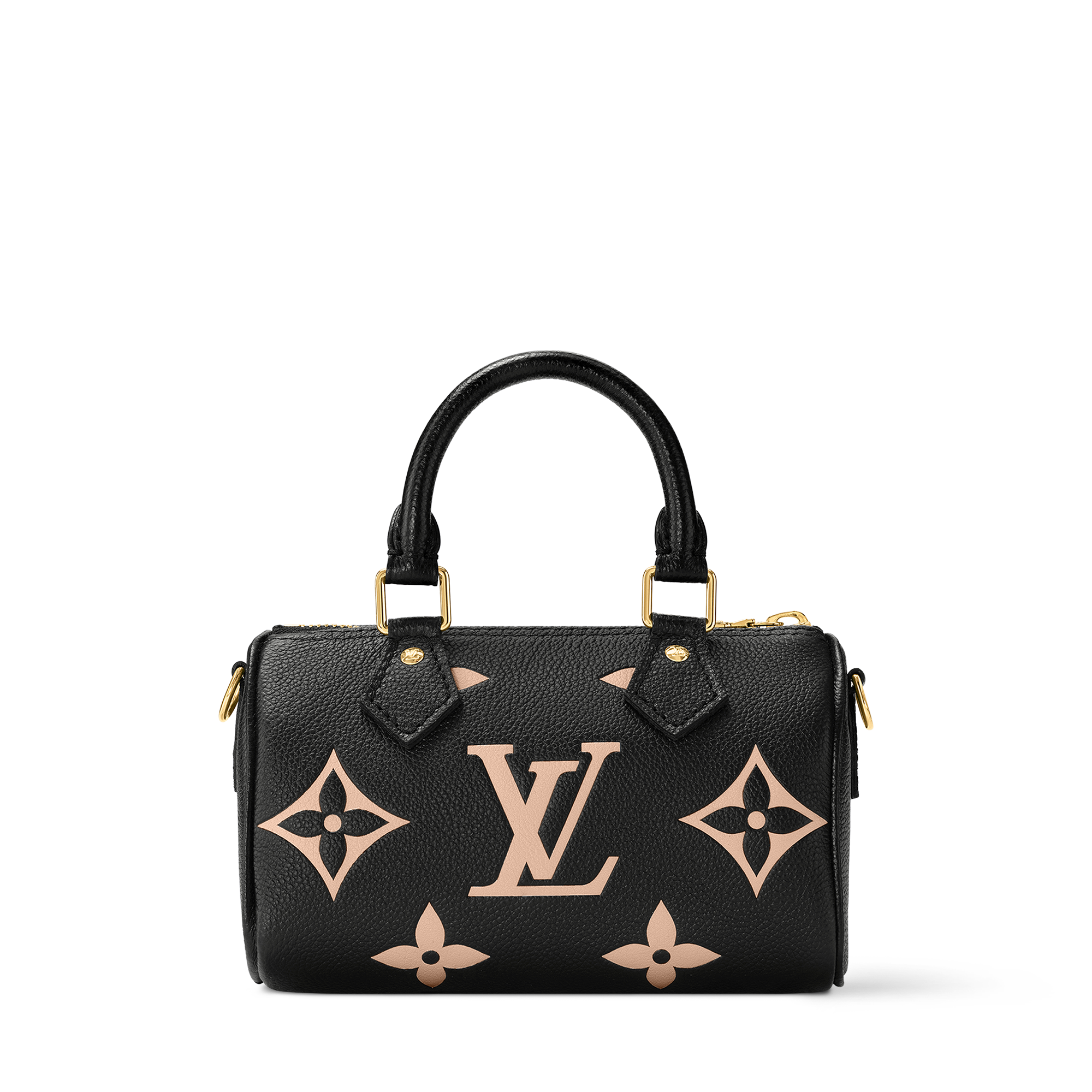 Nano Speedy Bicolor Monogram Empreinte Leather - Luxury Wallets